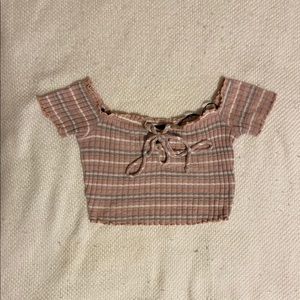 Forever 21 pink crop top